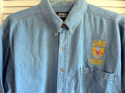 Denim 3/4 Cav Long Sleeve Shirts