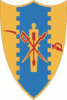 3/4 Cav Crest Vinyl sticker (outside mount) 3 1/2