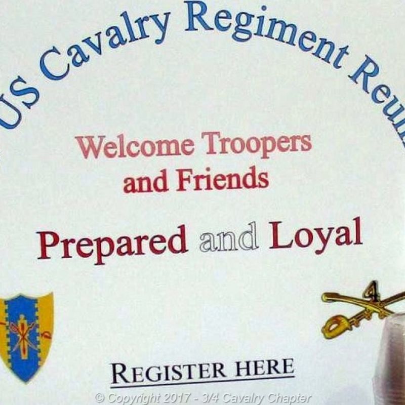 2017 Regimental Reunion - Ft. Riley KS